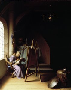 Uomo con cavalletto
